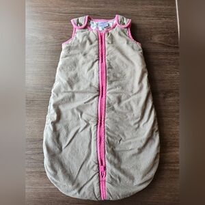 Baby deedee Sleep Sack Size S with Pink Trim Clean And Cozy
